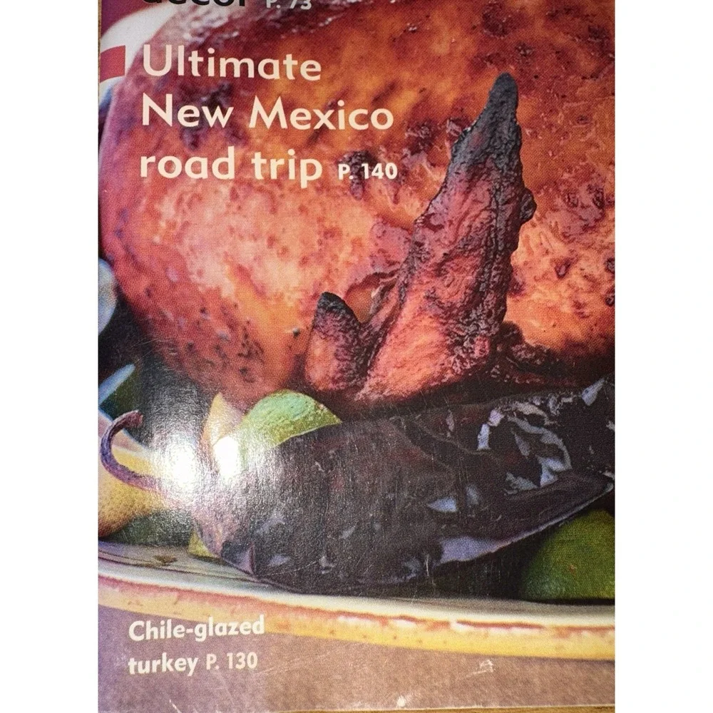 Sunset Magazine Thanksgiving 2004 Chili-Glazed Turkey & 33 Holiday Recipes